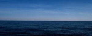 Preview wallpaper sea, horizon, sky, ripples, waves