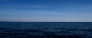 Preview wallpaper sea, horizon, sky, ripples, waves