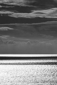 Preview wallpaper sea, horizon, sky, bw