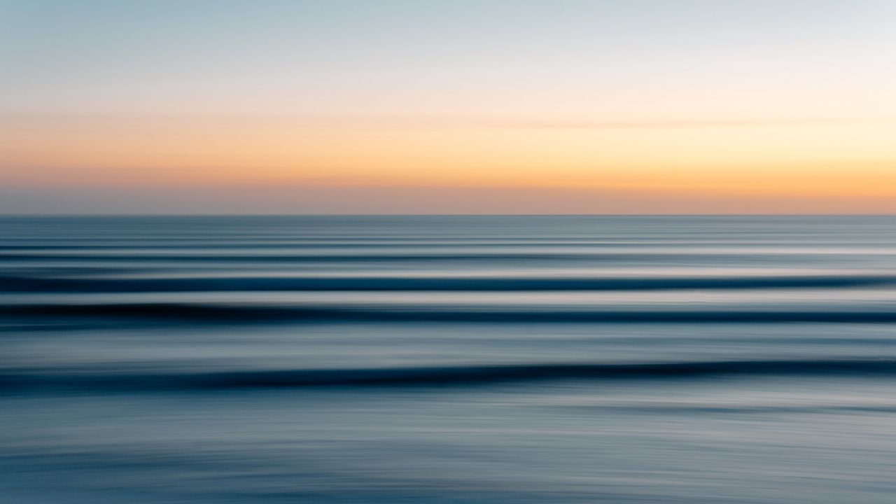 Wallpaper sea, horizon, sky, blur