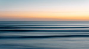 Preview wallpaper sea, horizon, sky, blur