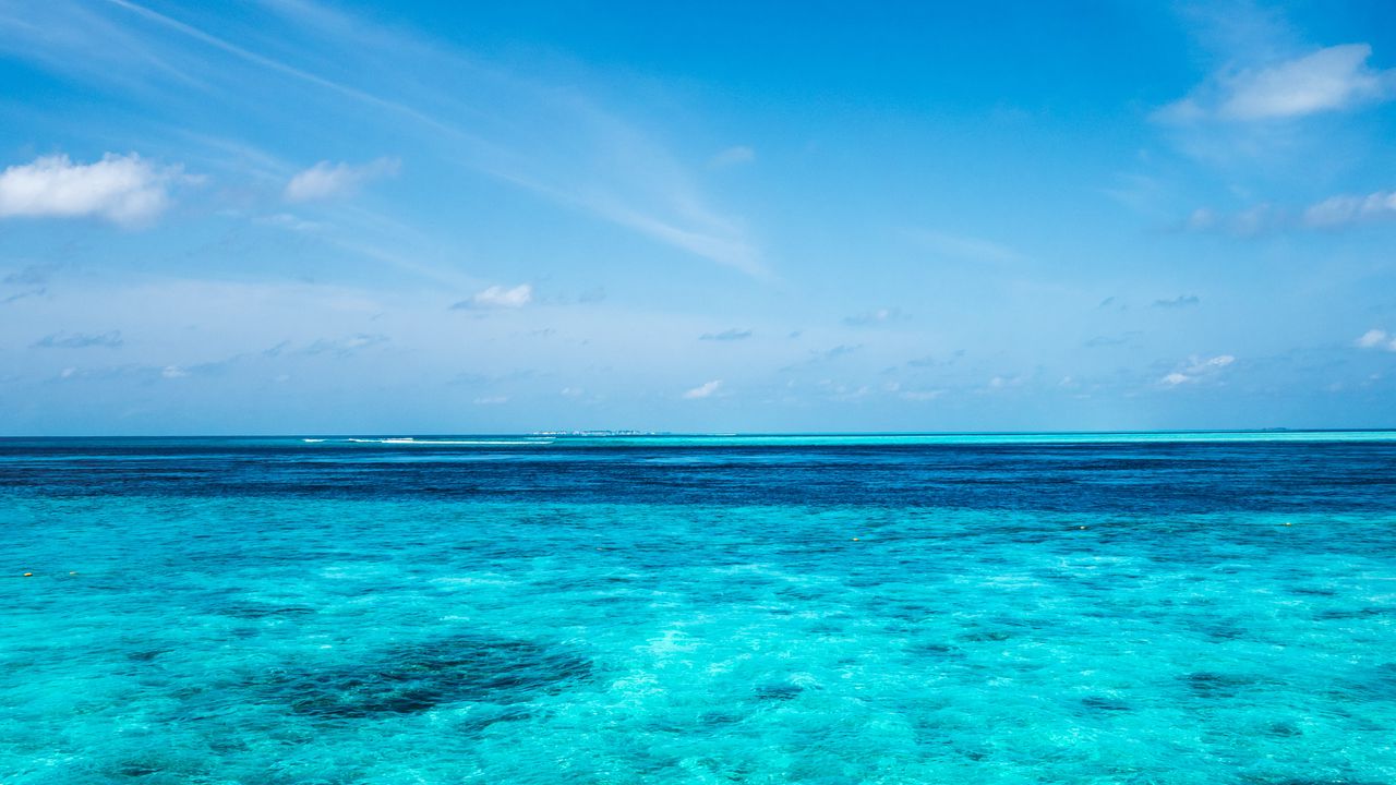 Wallpaper sea, horizon, sky, water