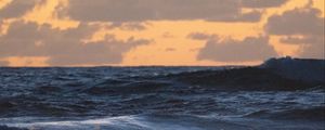 Preview wallpaper sea, horizon, sky, evening