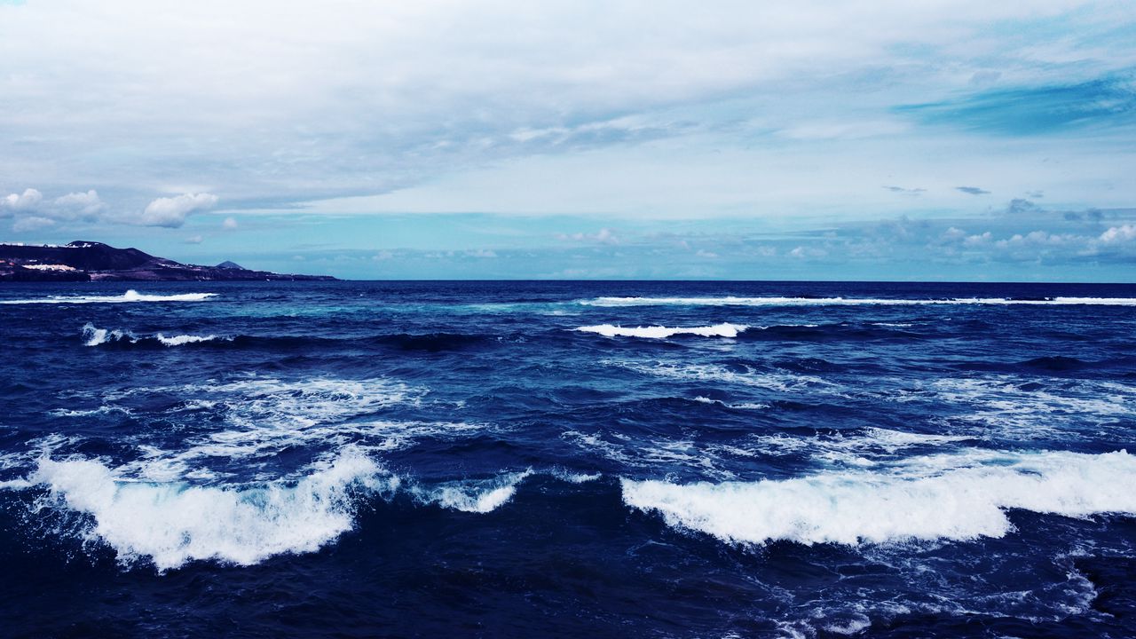 Wallpaper sea, horizon, surf, waves