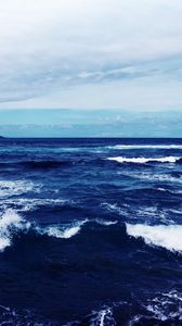 Preview wallpaper sea, horizon, surf, waves