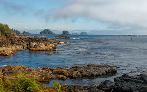 Preview wallpaper sea, island, rocks, nature