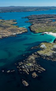 Preview wallpaper sea, islands, aerial view