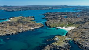 Preview wallpaper sea, islands, aerial view