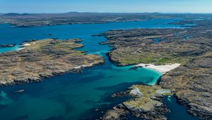 Preview wallpaper sea, islands, aerial view