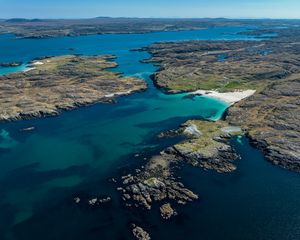 Preview wallpaper sea, islands, aerial view