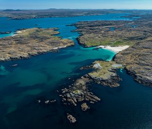 Preview wallpaper sea, islands, aerial view