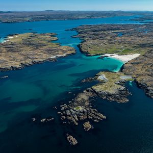 Preview wallpaper sea, islands, aerial view