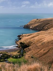 Preview wallpaper sea, landscape, coast, nature, relief