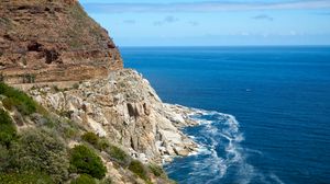 Preview wallpaper sea, landscape, rock, stones
