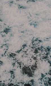 Preview wallpaper sea, ocean, foam, surf, waves