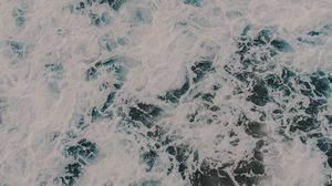 Preview wallpaper sea, ocean, foam, surf, waves