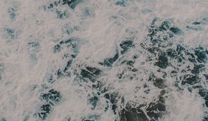 Preview wallpaper sea, ocean, foam, surf, waves