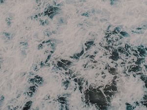 Preview wallpaper sea, ocean, foam, surf, waves