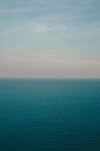 Preview wallpaper sea, ocean, horizon, ripples, sky, water