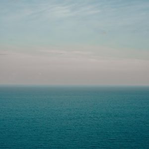 Preview wallpaper sea, ocean, horizon, ripples, sky, water