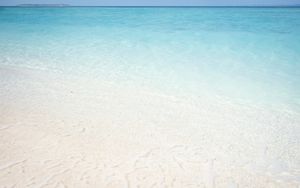 Preview wallpaper sea, ocean, sand, beach, transparent