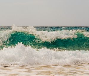 Preview wallpaper sea, ocean, surf, foam, waves