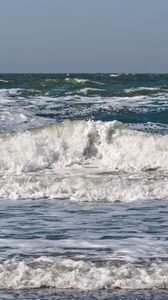 Preview wallpaper sea, ocean, wave, horizon, landscape