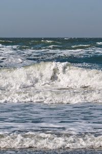 Preview wallpaper sea, ocean, wave, horizon, landscape
