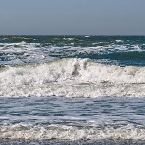 Preview wallpaper sea, ocean, wave, horizon, landscape