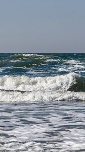 Preview wallpaper sea, ocean, waves, horizon, landscape