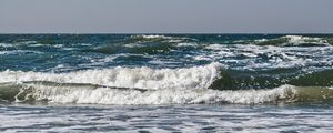 Preview wallpaper sea, ocean, waves, horizon, landscape
