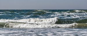 Preview wallpaper sea, ocean, waves, horizon, landscape
