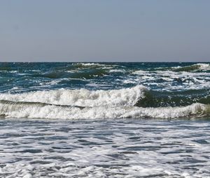 Preview wallpaper sea, ocean, waves, horizon, landscape