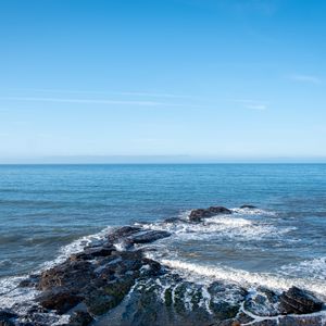 Preview wallpaper sea, reef, foam, nature