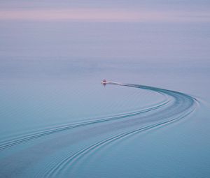 Preview wallpaper sea, ripples, horizon, tbilisi, georgia