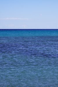 Preview wallpaper sea, ripples, horizon, sky, blue