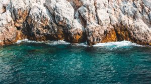 Preview wallpaper sea, rock, coast, water, nature