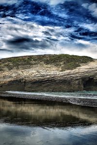 Preview wallpaper sea, rock, landscape