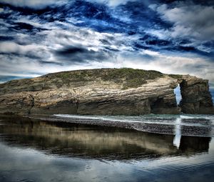 Preview wallpaper sea, rock, landscape