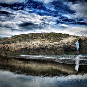 Preview wallpaper sea, rock, landscape