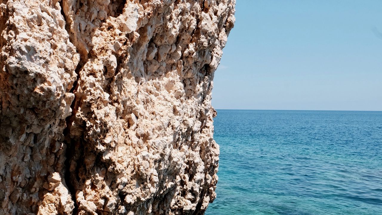 Wallpaper sea, rock, water, nature hd, picture, image