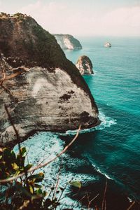 Preview wallpaper sea, rocks, cliffs, coast, landscape