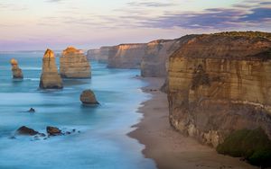 Preview wallpaper sea, rocks, landscape, nature