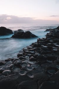 Preview wallpaper sea, rocks, stones, water, shore