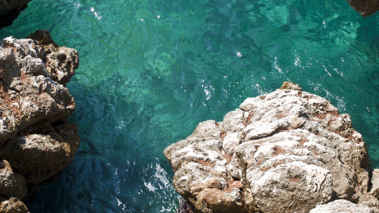 Wallpaper sea, rocks, stones, water hd, picture, image