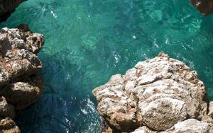 Preview wallpaper sea, rocks, stones, water