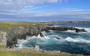 Preview wallpaper sea, rocks, waves, coast, landscape