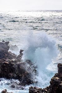 Preview wallpaper sea, rocks, waves, surf