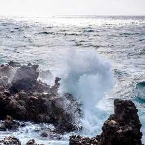 Preview wallpaper sea, rocks, waves, surf