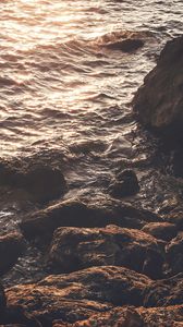 Preview wallpaper sea, rocks, waves